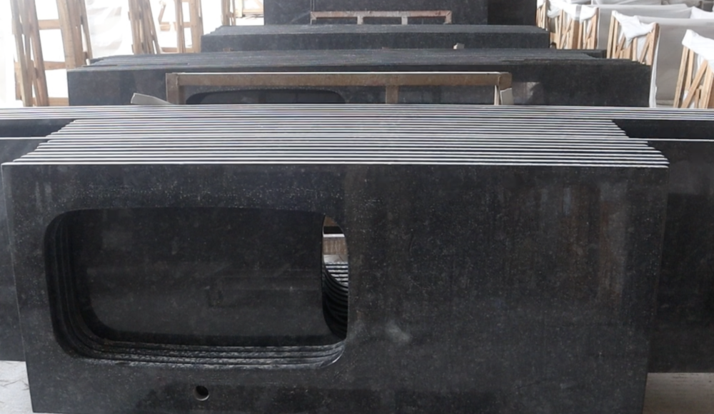 steel grey countertop